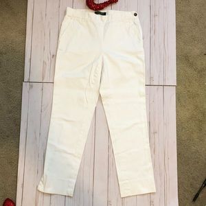Ralph Lauren white pants size 2p